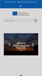 Mobile Screenshot of abramspsychservices.com