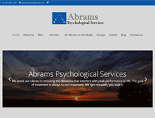 Tablet Screenshot of abramspsychservices.com